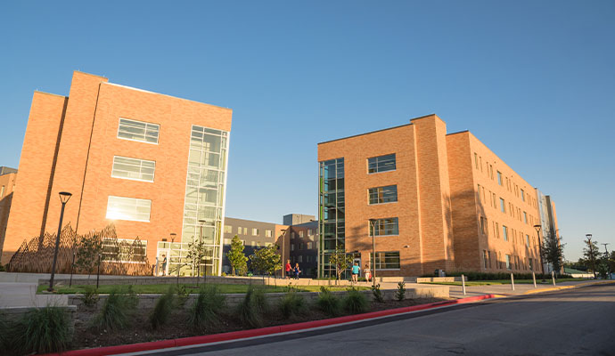 School and college campus buildings and ground