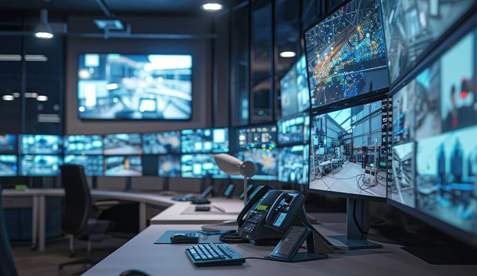 Security monitoring control room