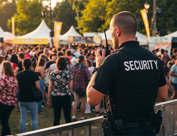 Security service for events