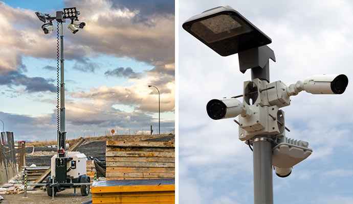 Couple of mobile surveillance system